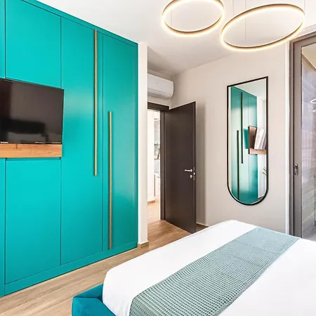 Olea Dhermi - 2bed Sea View, Private Beach, Free Umbrella & Sun Loungers شقة بالاسي